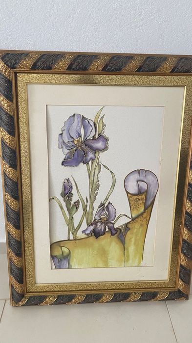 Quadro de flor de 100×70cm