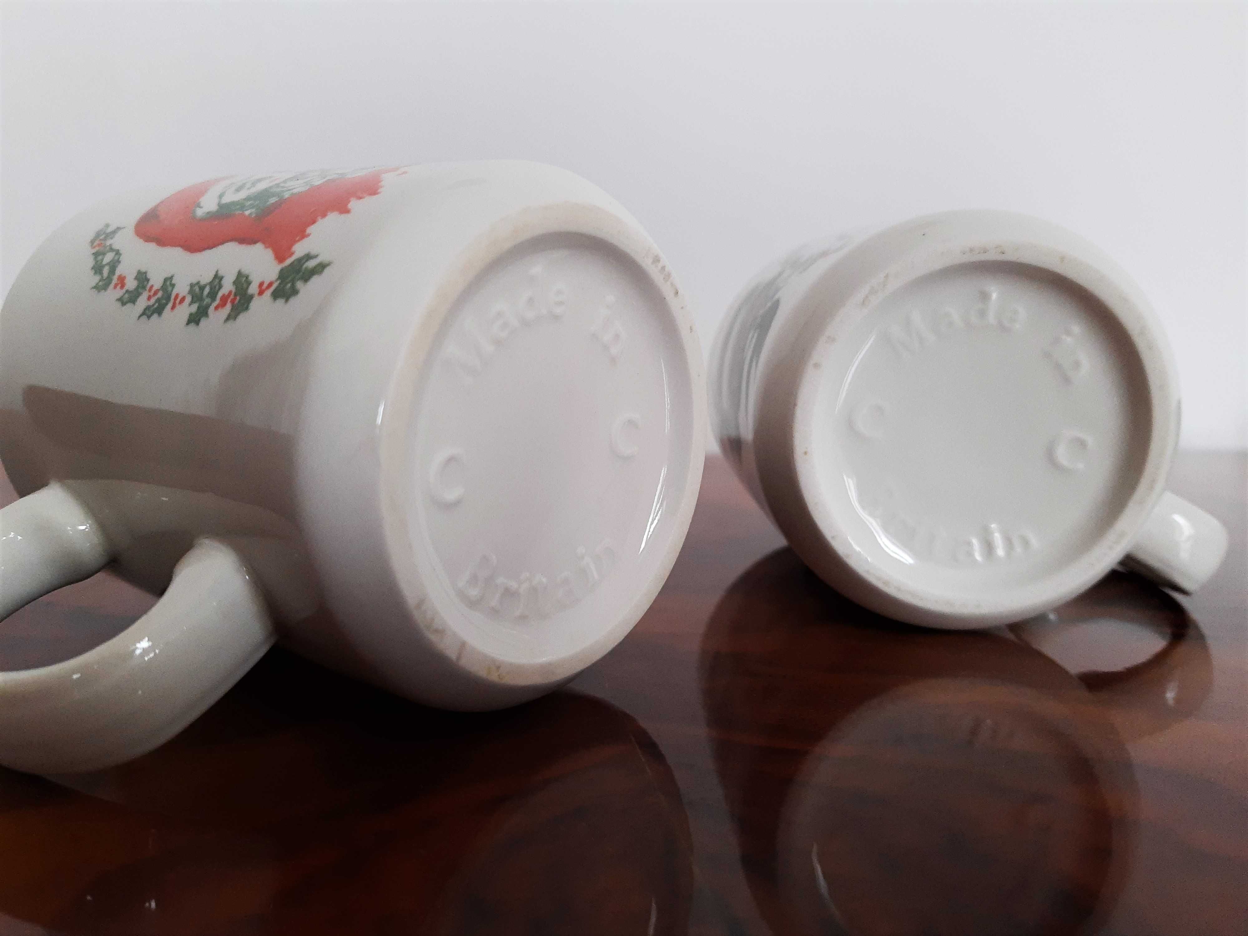 Kubek Kubki Świąteczne Britain Lata 70 Merry Christmas Vintage Retro