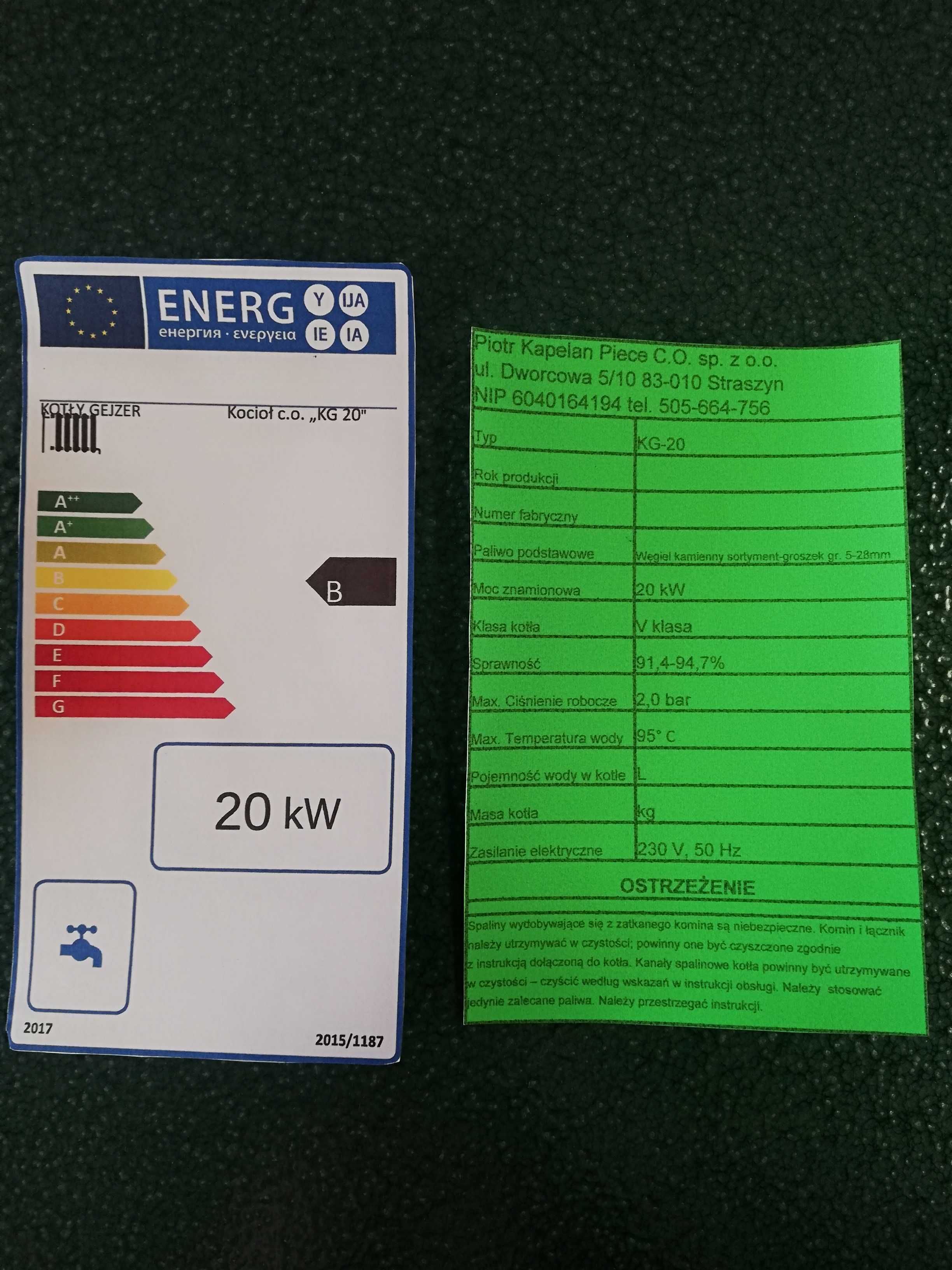 Kocioł Ecodesign 20kw