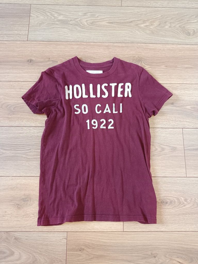 T-shirt męski chłopięcy młodzieżowy koszulka krótki rękaw Hollister S