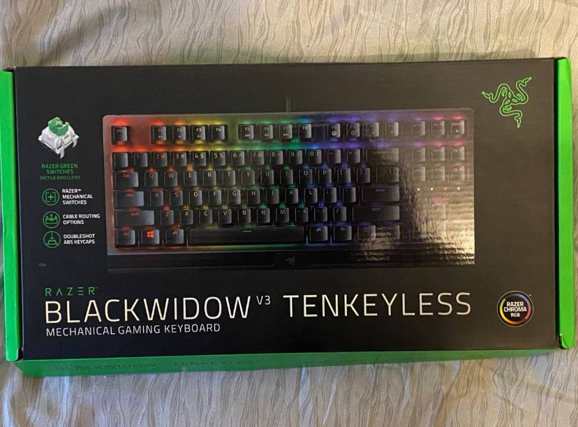 Razer BlackWidow V3 TKL Razer Green USB RU