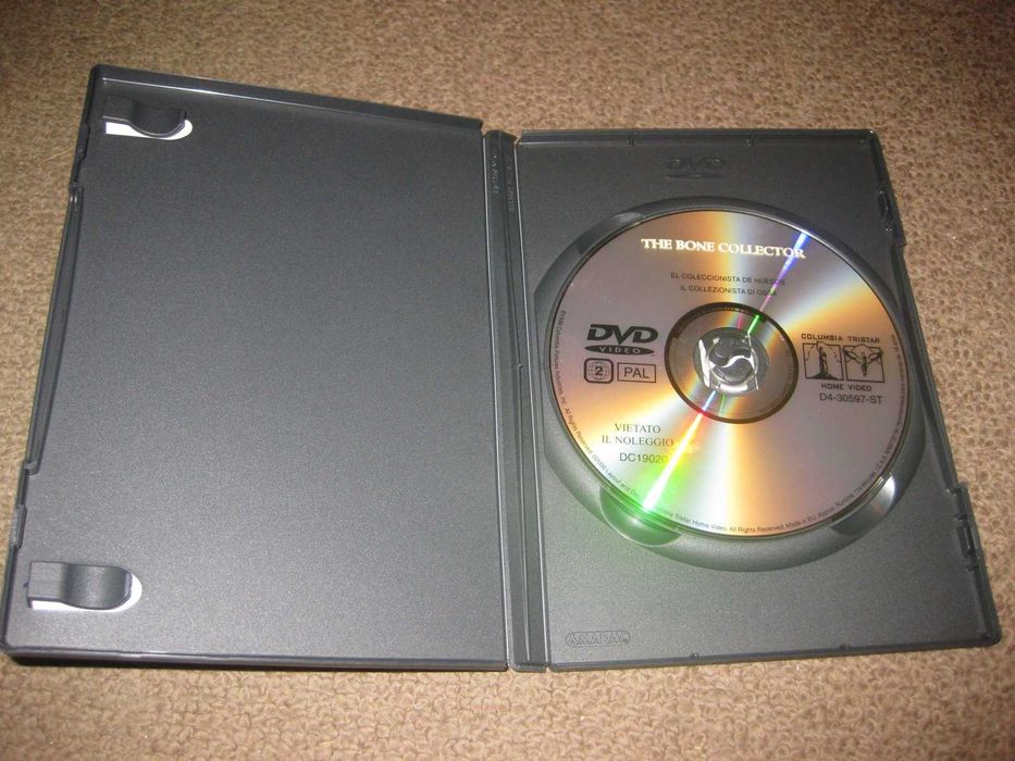 DVD "O Coleccionador de Ossos" com Denzel Washington