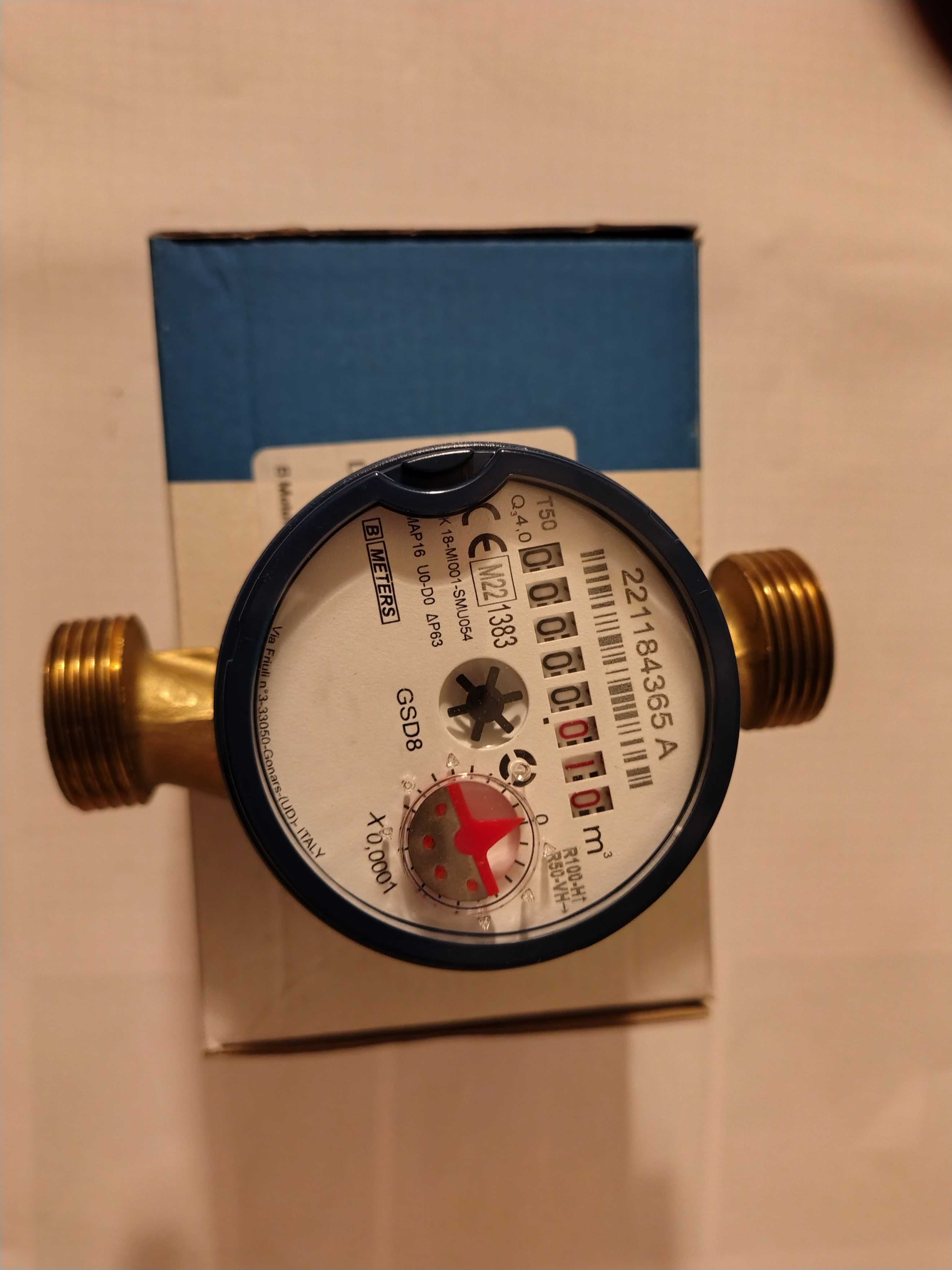 BMETERS Wodomierz do wody zimnej GSD-I  DN20 3/4" NOWY  4m3/h