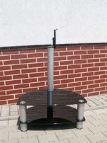 Szklany czarny  stolik RTV - LED - LCD  - Pod telewizor Dulik & Lauk