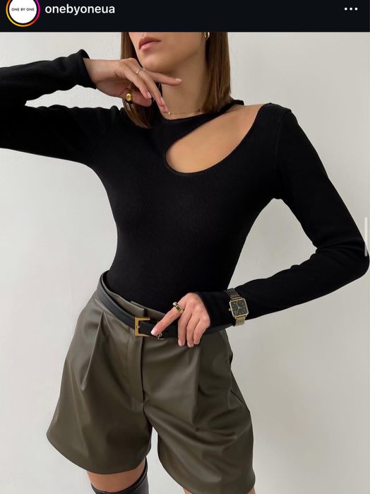 Боді в рубчик one by one