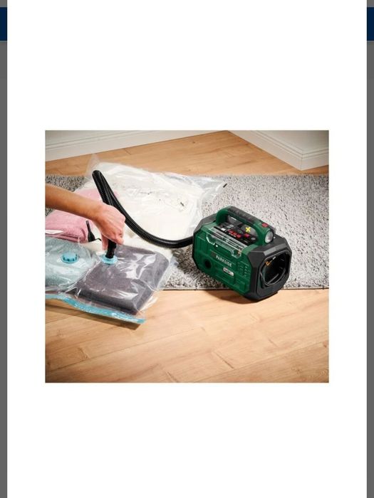 Compressor e inflador recarregável de 20 V parkside