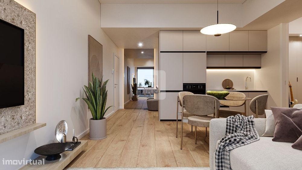 Apartamento T1+1, excelente localização, Mafamude e Vilar do Paraíso