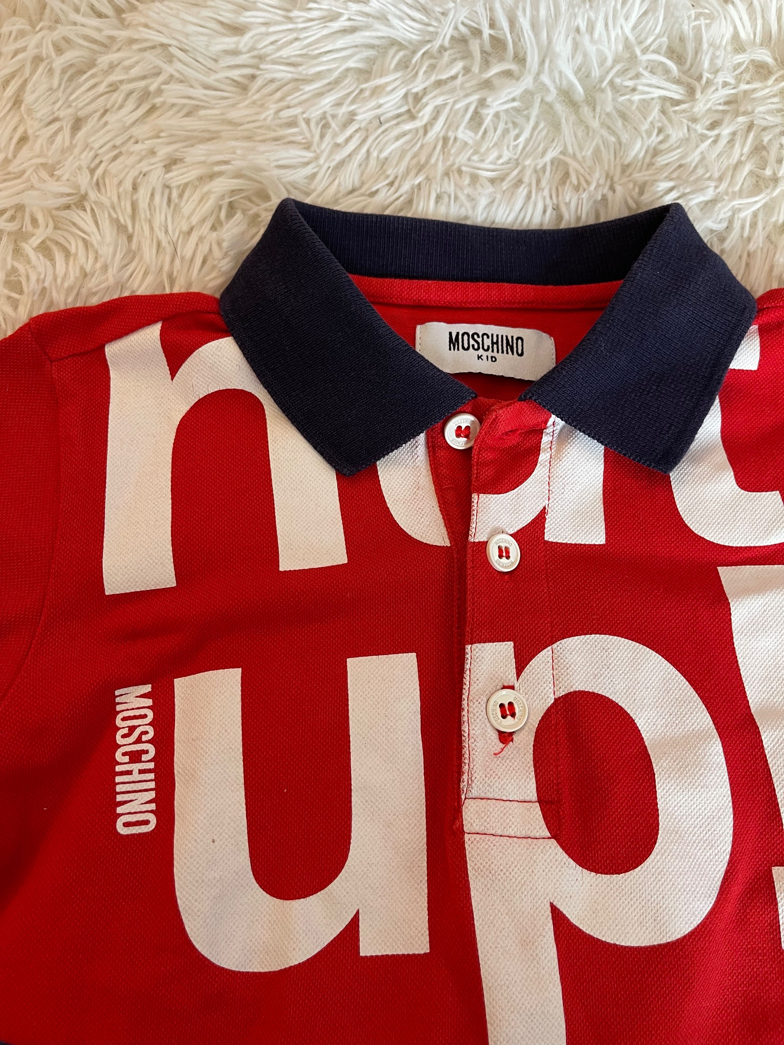 Polo Moschino kids .