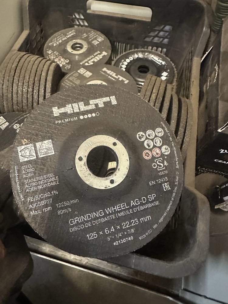 Tacze do cięcia, szlifowania i listkowe hilti