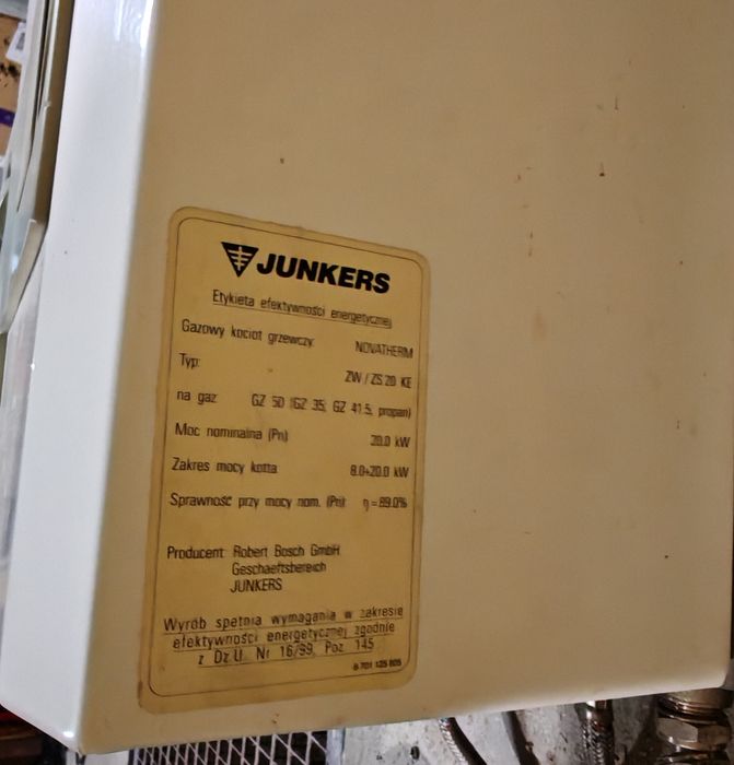 Piec gazowy Junkers Novatherm 20kW