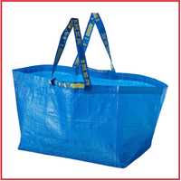 Прочная большая хозяйственная сумка для вещей IKEA шоппер для покупок