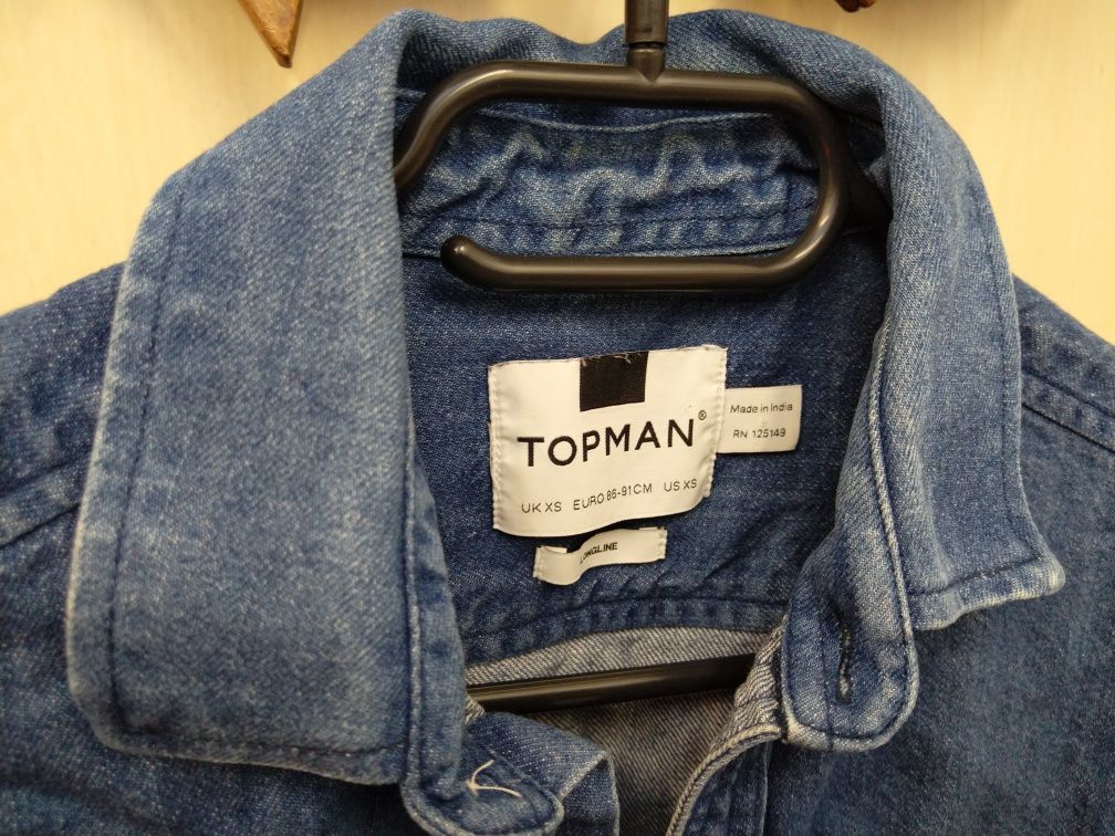 Jeansowa koszula TOPMAN rozmiar XS