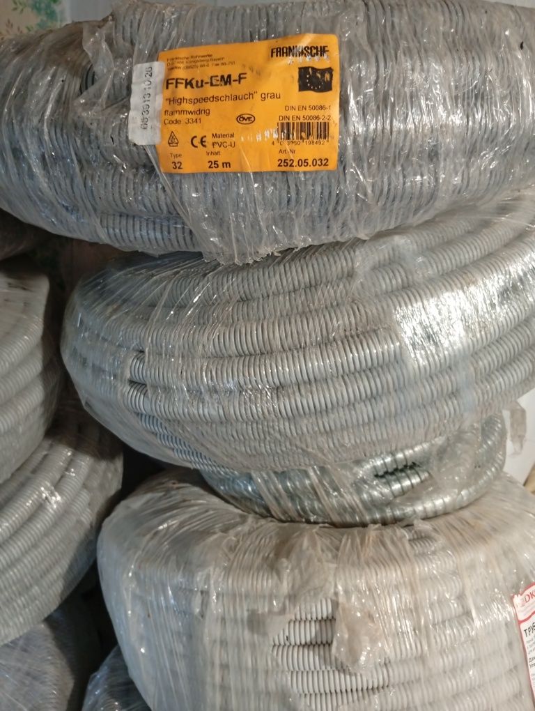 Продам труби, гофри, аценкована провалка