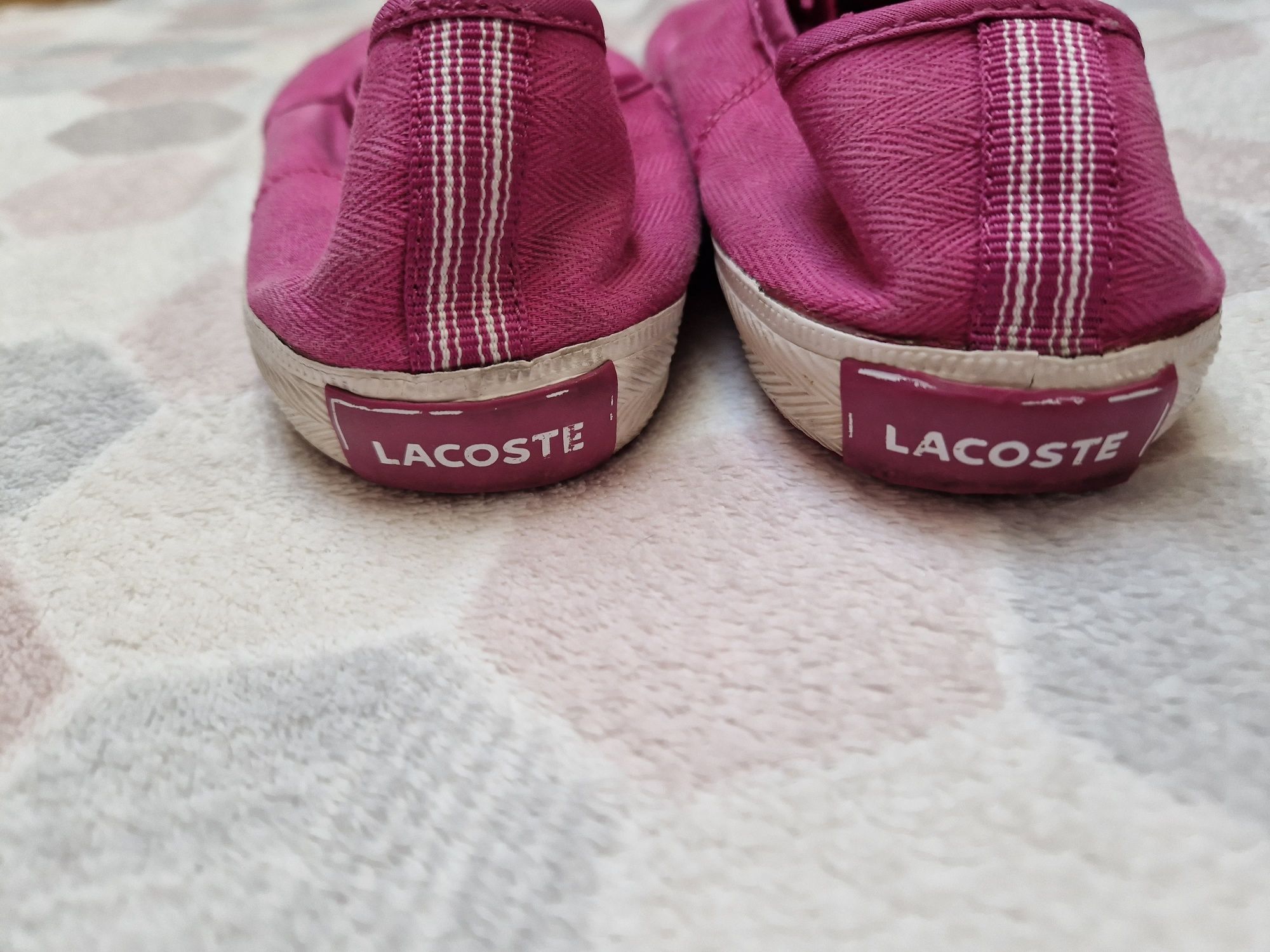 Różowe trampki Lacoste 38