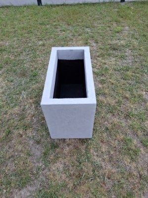 Stylowa Donica 80×40×50 z Betonu Architektonicznego – Nowoczesny Akcen