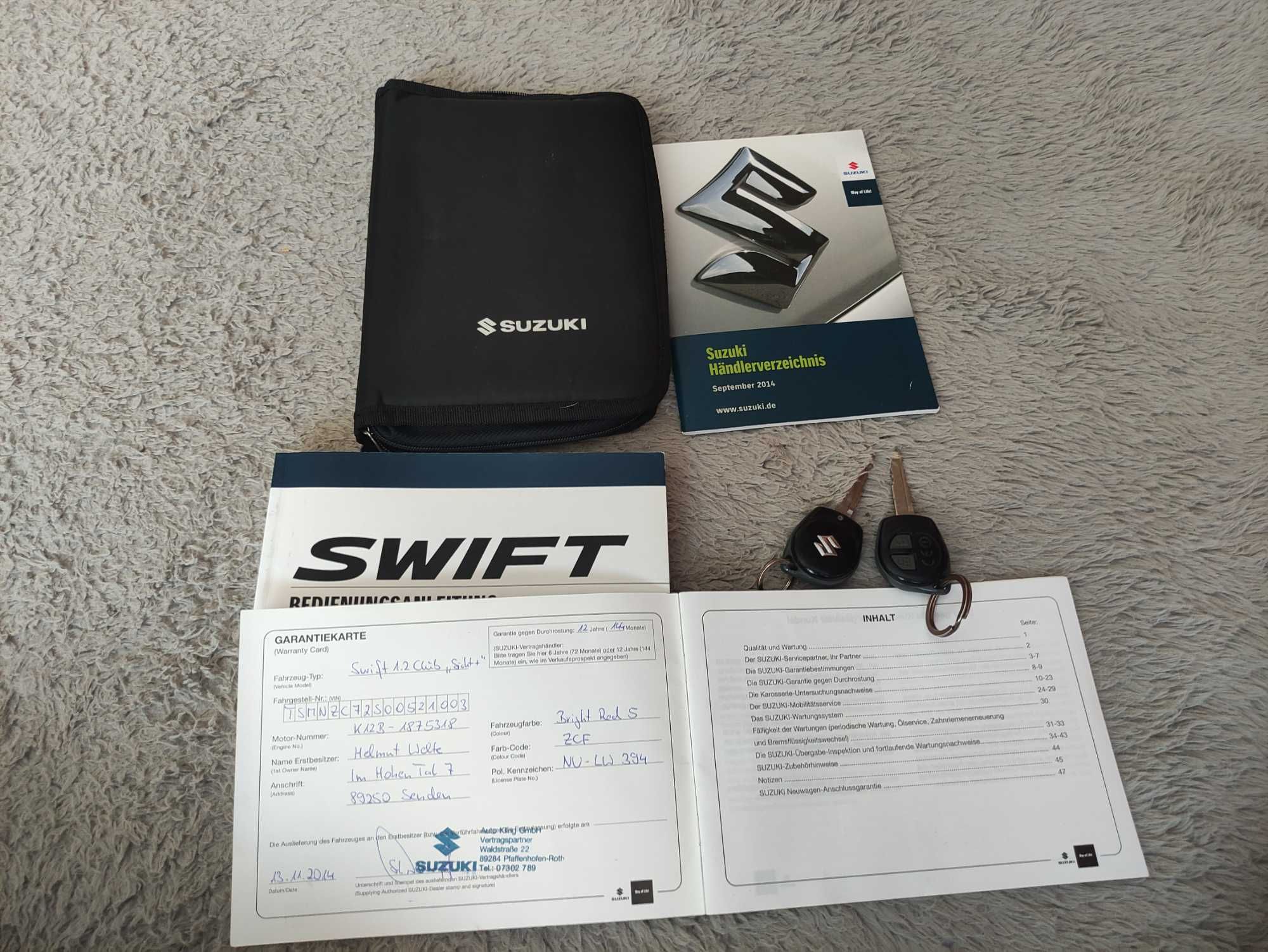 Suzuki Swift "Club Sicht+"zarejestrowany