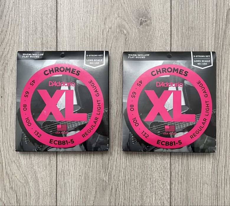 Струни для бас гітари D'Addario XL Chromes