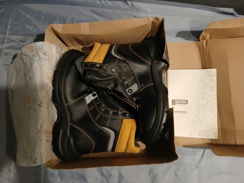 Buty robocze zimowe wysokie S3 44 Panda Tigrotto