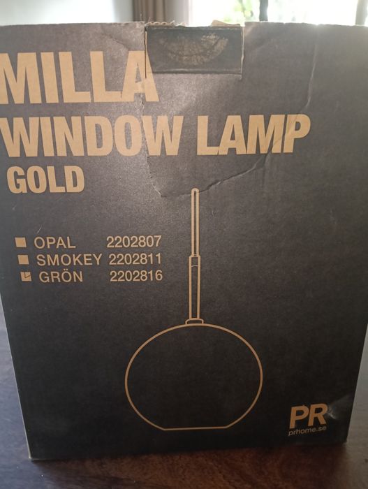 Milla Window Lamp Gold