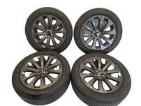 EVOQUE L538 L551 JAGUAR E-PACE X540 8.5X20 ORYGINALNE FELGI ALUMINIOWE R20 ET45 5x108 OPONY GOODYEAR SUV 4X4 255/50 KOŁA DEKIELKI