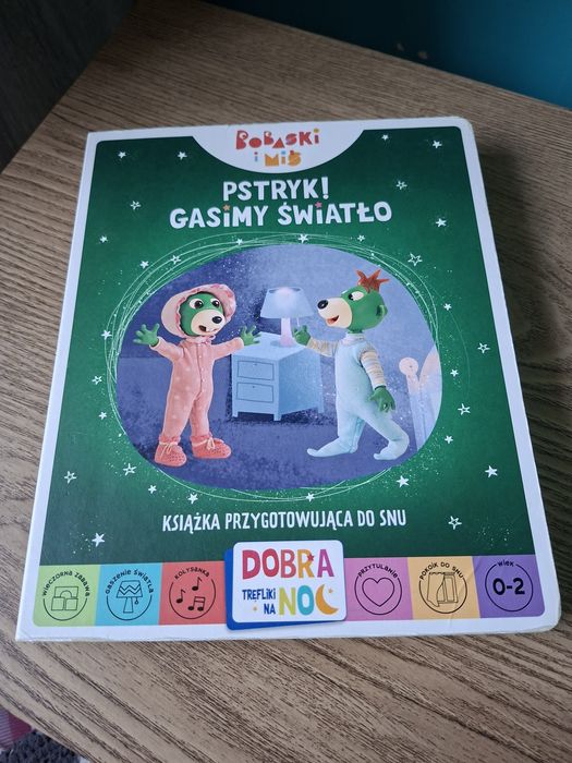 Książka Trefliki Pstryk gasimy światło bobaski I miś Trefl