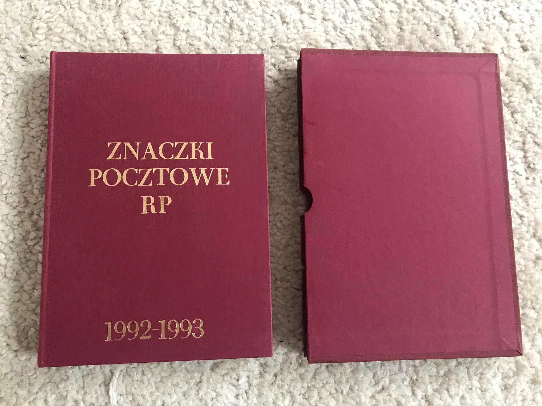 Znaczki pocztowe tom XIX RP fischer 1992 - 1993r.