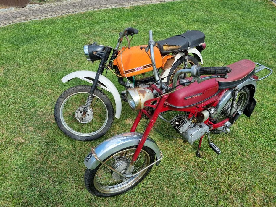 Motorower Jawa Mustang 50 i Wierchowina 5 ( Romet WSK MZ Simson Komar)