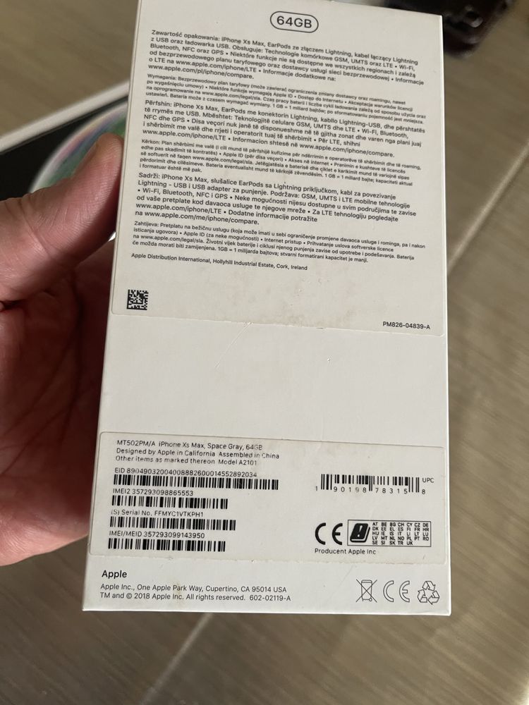 Iphone XS Max czarny. Nowa bateria. Gwarancja.!