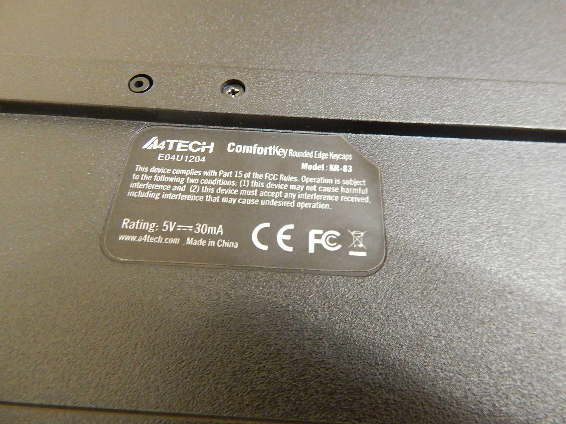 Клавиатура A4Tech. Модель: KR- 83