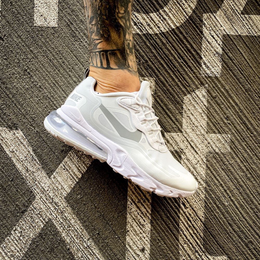 Кросівки чоловічі Nike Air Max 270 React White S 36-45 Хіт Сезону