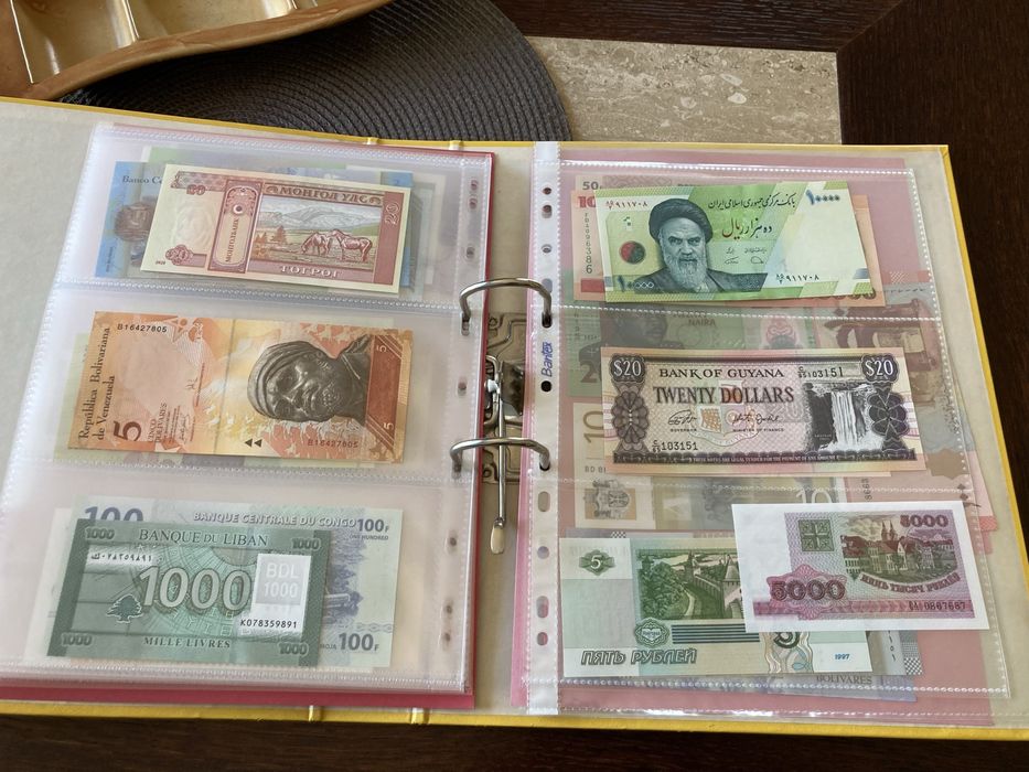 Banknoty ze świata 47szt UNC plus gratis!