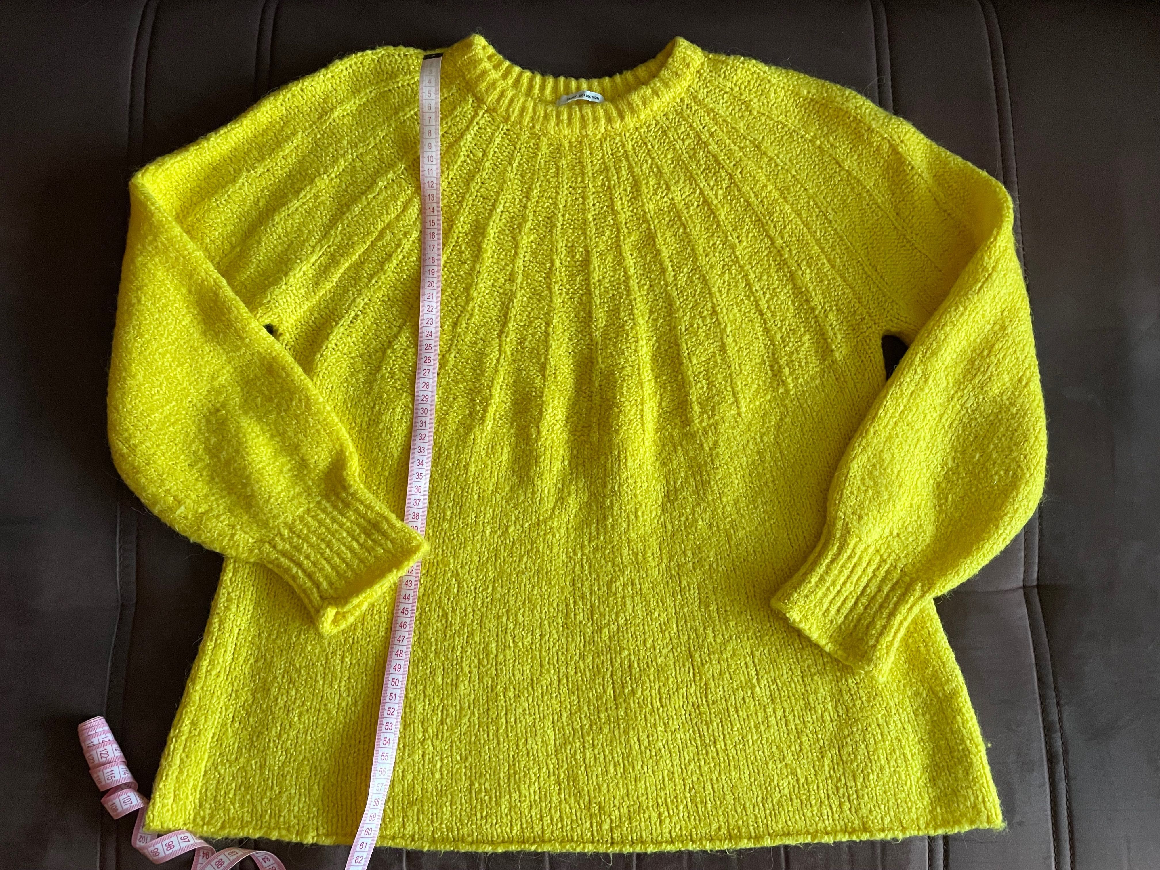 Cieplutki sweter ciążowy Zara