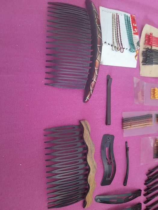 Conjunto de ganchos para o cabelo