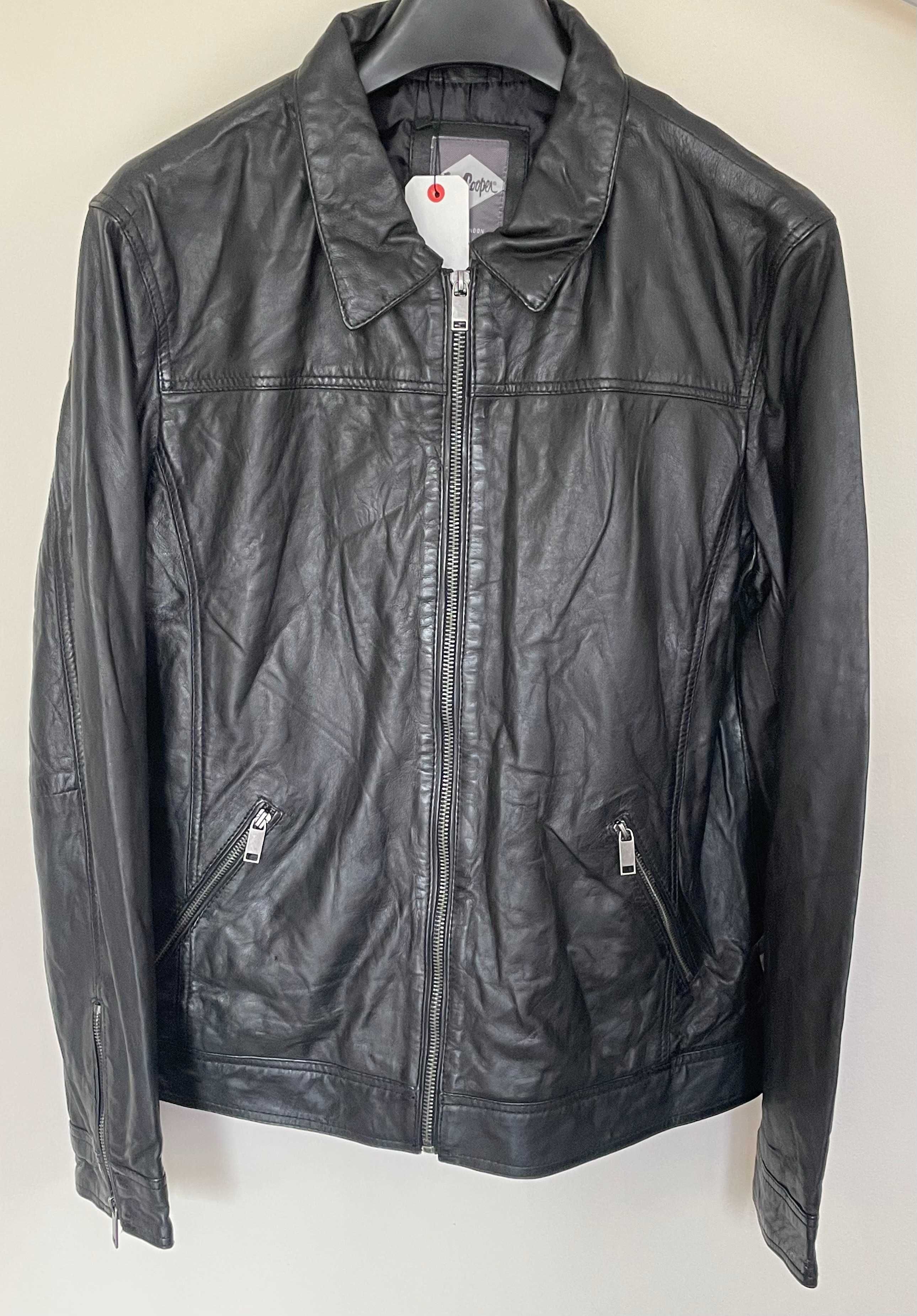 Lee Cooper stylowa kurtka męska 100% skóra owcza model BRIAG r. L