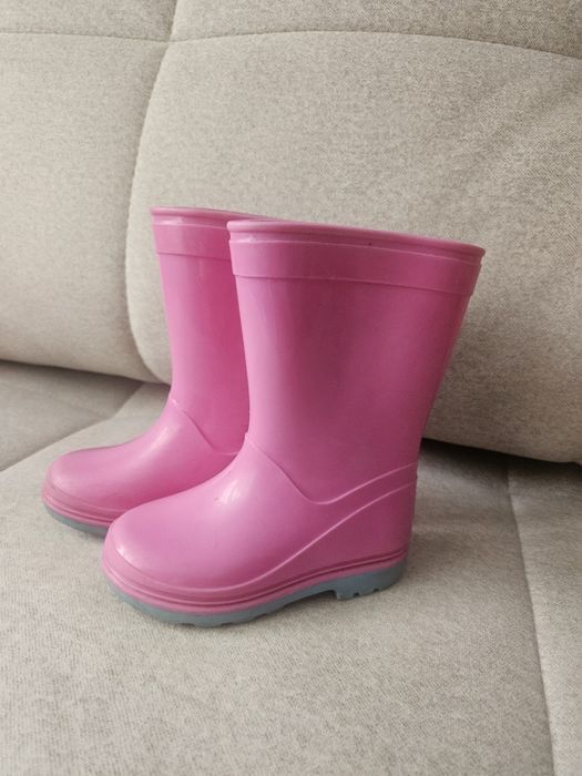 Gumiaki kalosze różowe 22