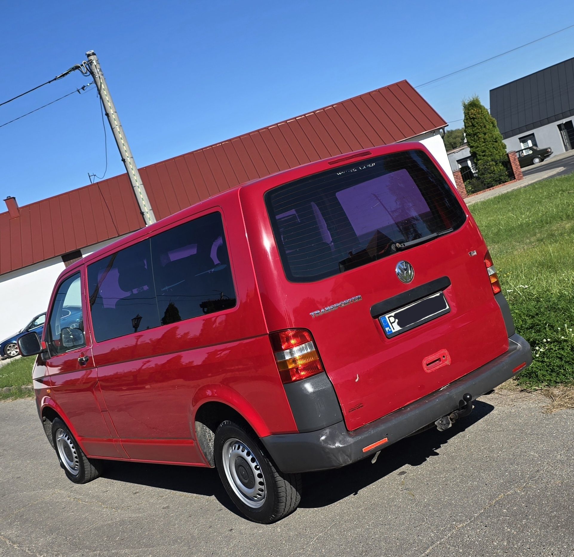 VW Transporter T5 1.9 TDi Klima 6-Osobowy Wspomaganie Elektryka Isofix