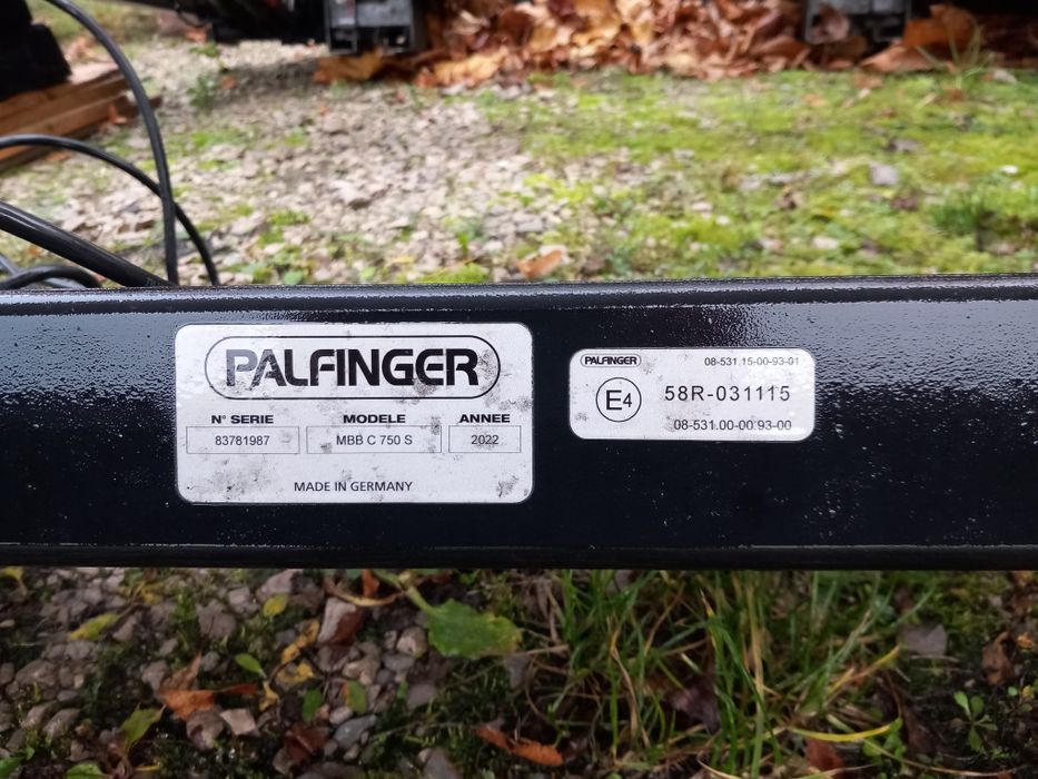 Winda Palfinger 2022r 12V szer.2.20m 750kg