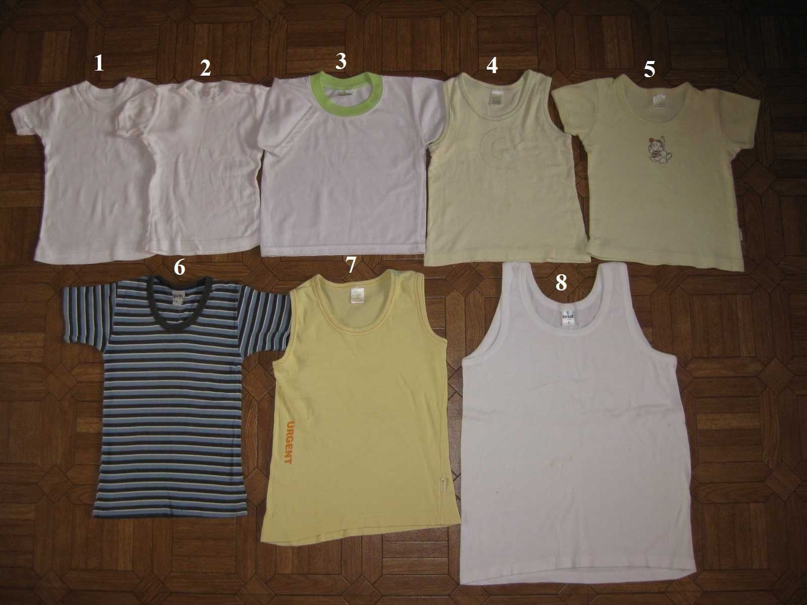 Фирменные майки, футболки, поло, шорты и капри 1-12 лет