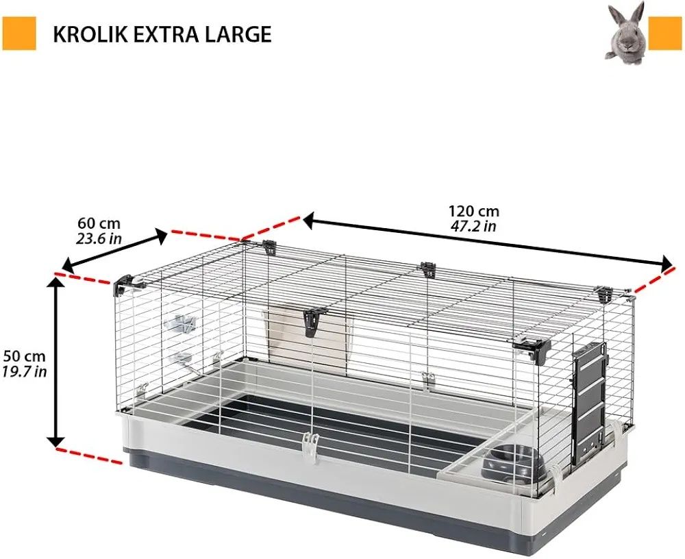 FERPLAST - Klatka   dla królika 120x60x50