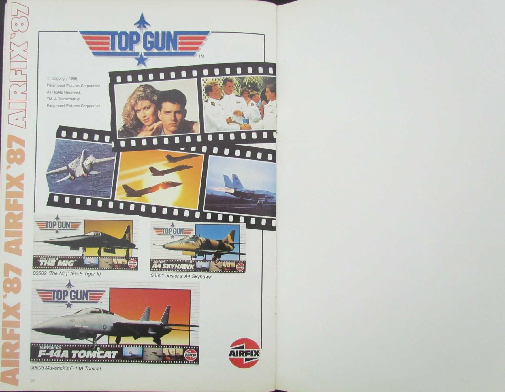 Catálogo Airfix 1987 oficial modelos
