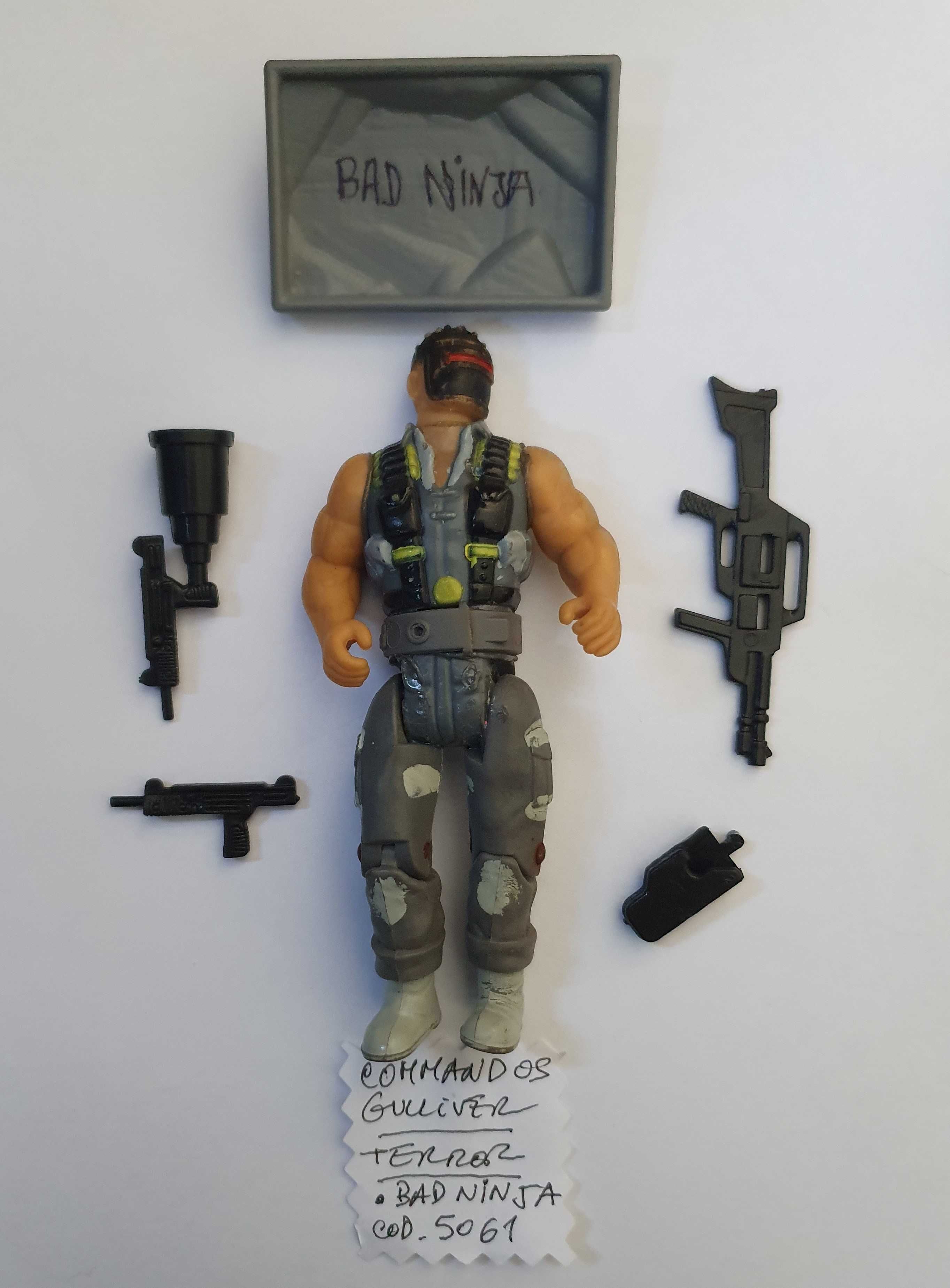 Figuras SOS Comandos Contra o Terror - Gulliver Toys, FANABRI, Anos 80