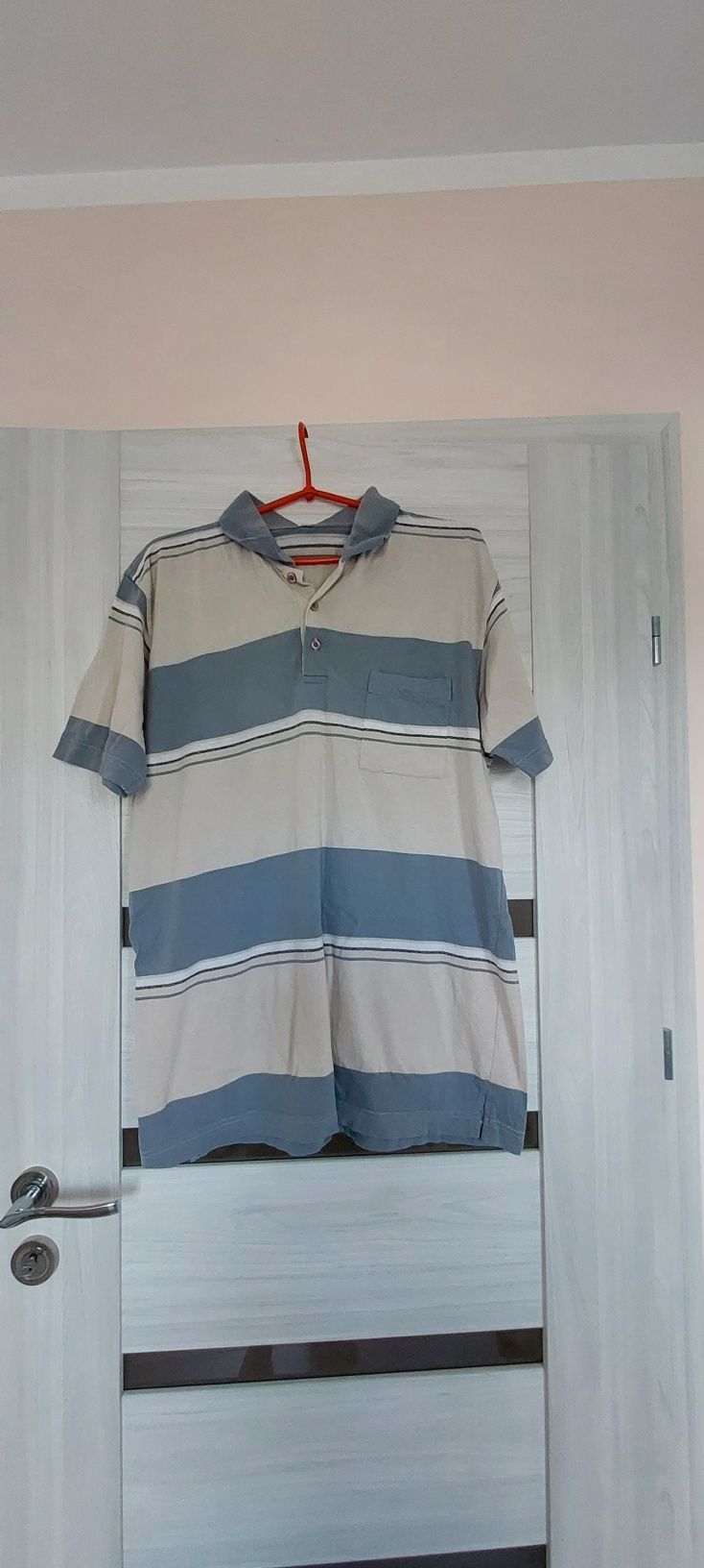 Bluzka polo top t-shirt L męska krotki rękaw