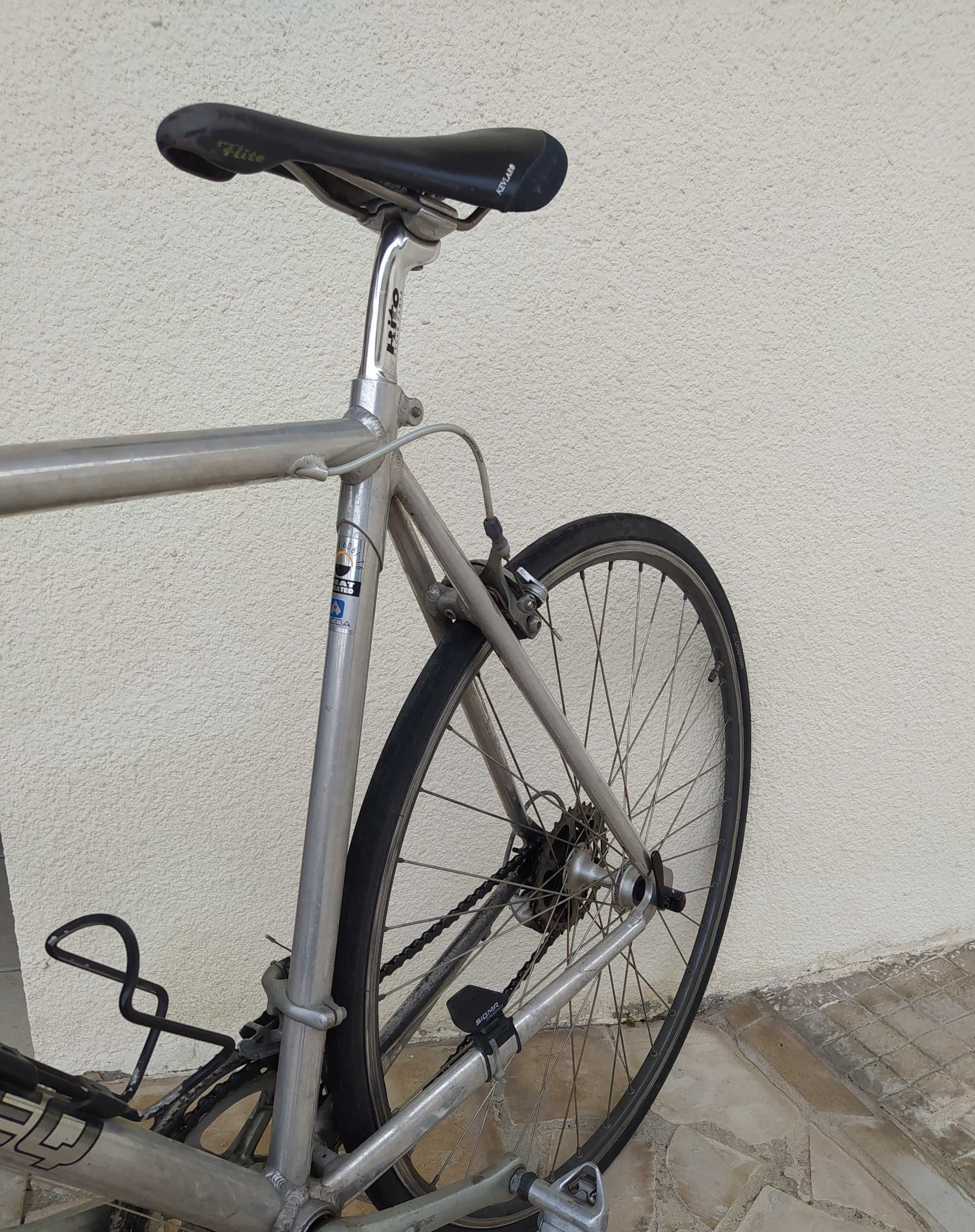 Bicicleta de estrada em alumínio