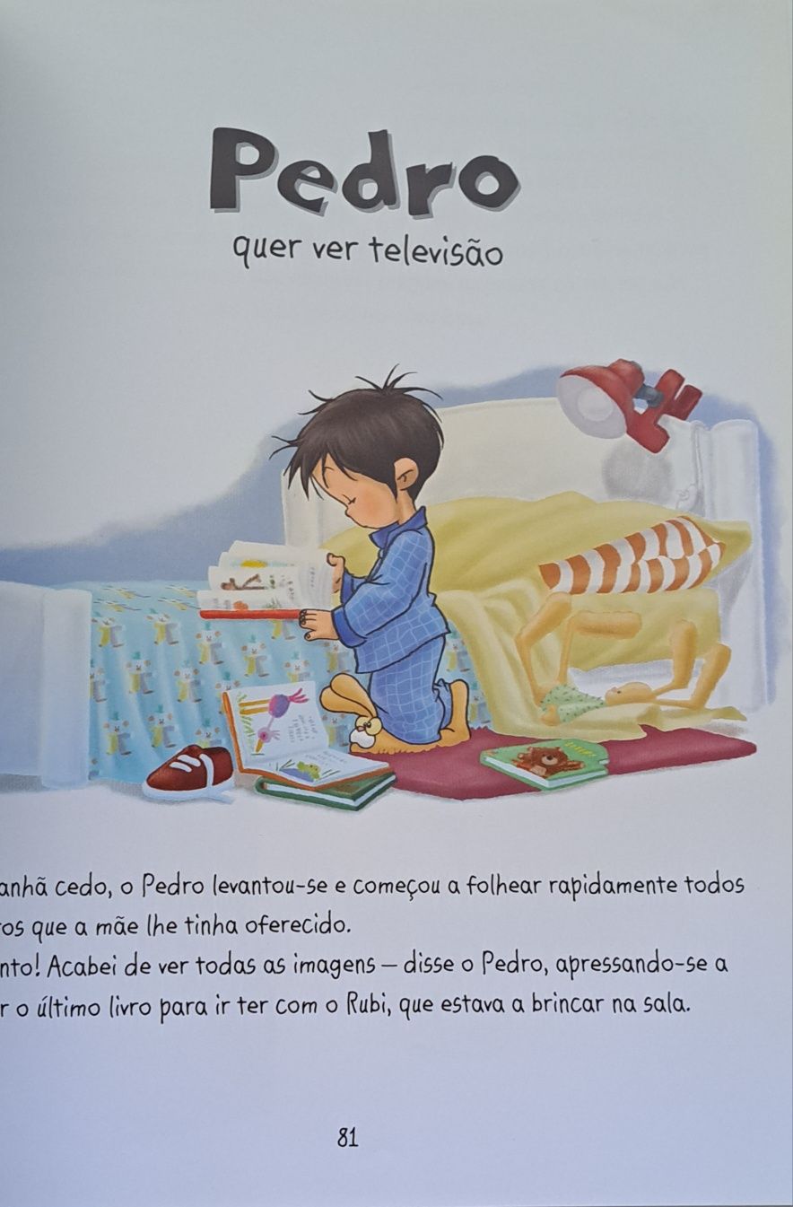 Pedro e Rubi. Livro infanto juvenil com 6 histórias