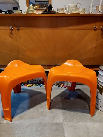 Casala W.Germany Taboret stolek Design 60-70 lata tworzywo