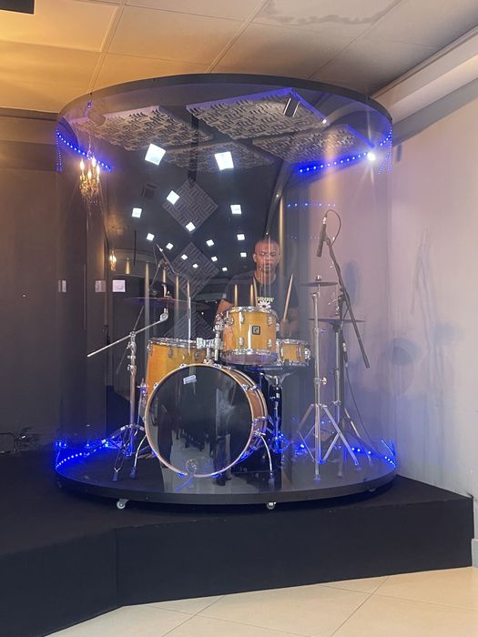 Aquário acústico bateria