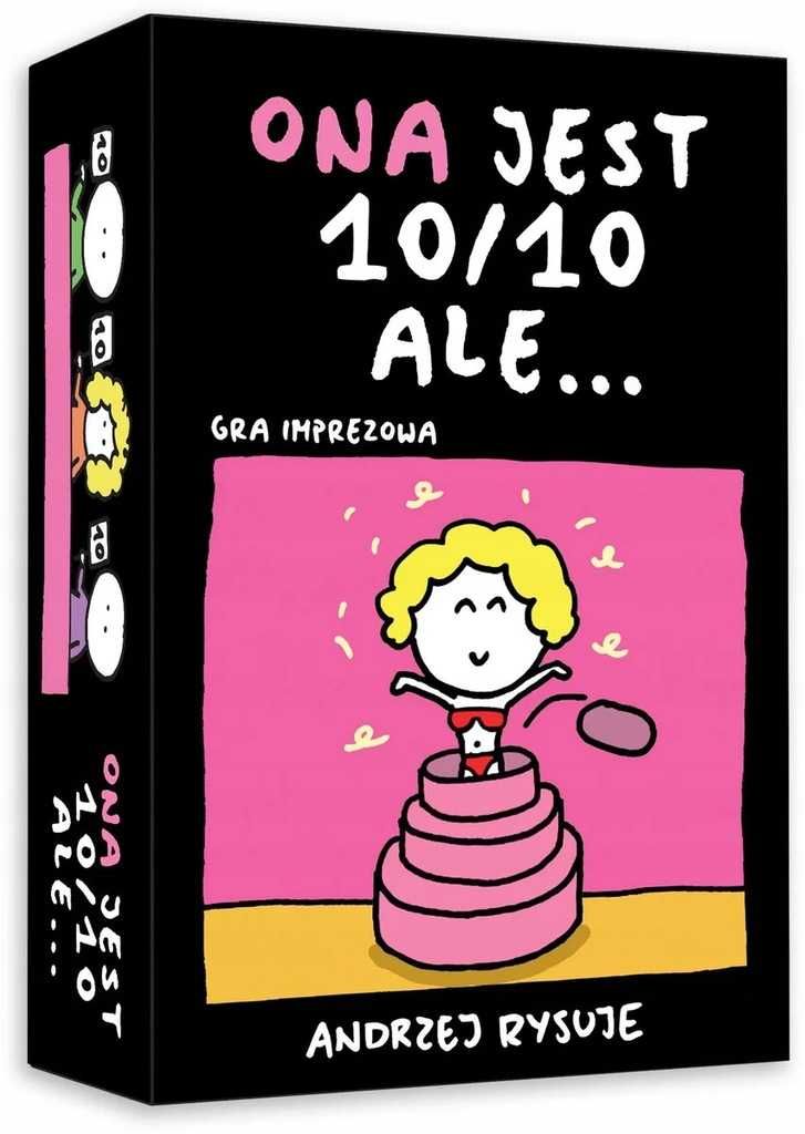 Ona jest 10 na 10, ale, gra imprezowa z rysunkami Andrzej Rysuje