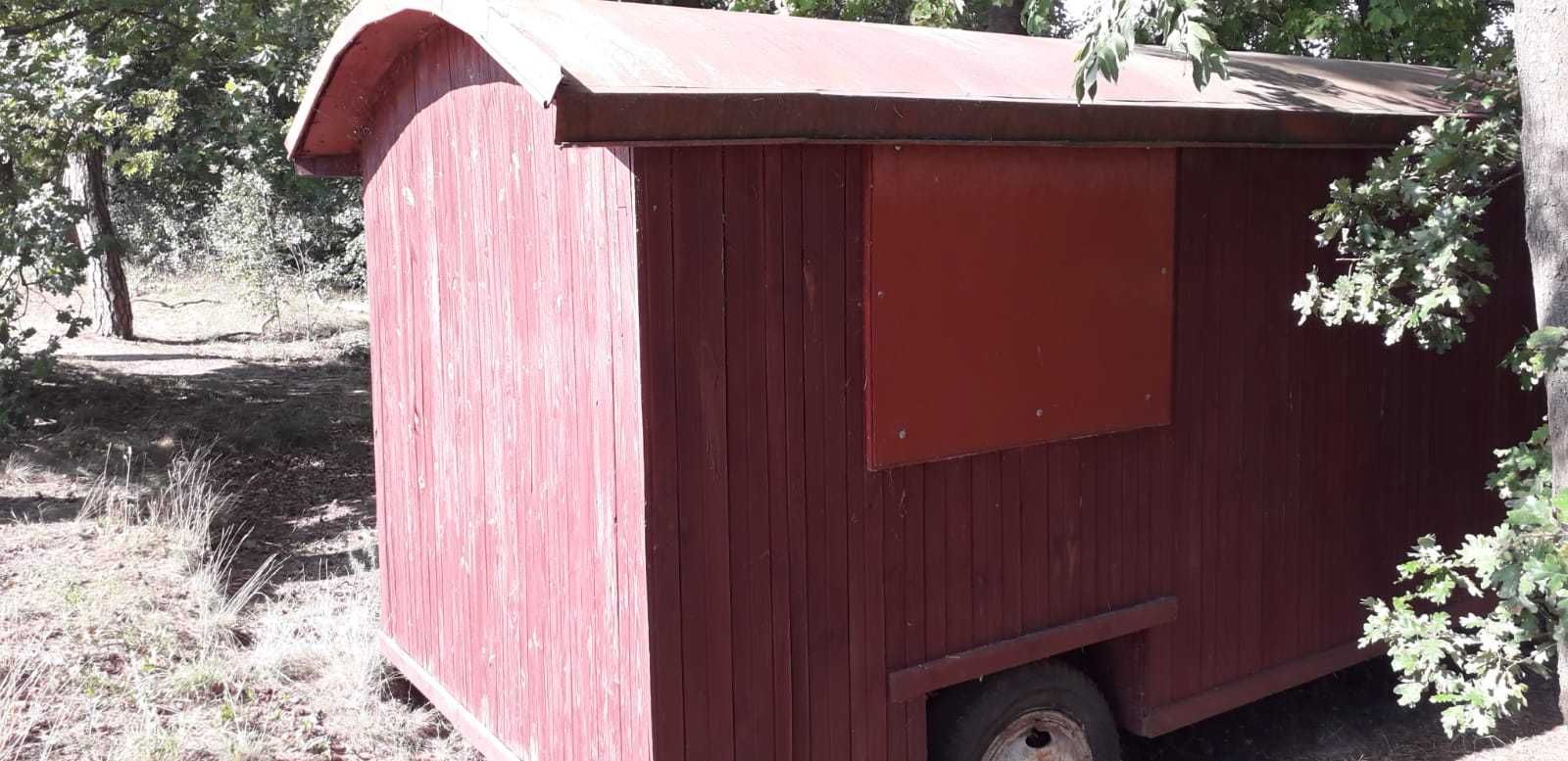 Barakowóz-wóz drzymały przyczepa socjalna domek budowe garaż schowek