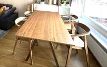 Zestaw mebli IKEA stockholm – stół + 4 krzesła w okleinie orzechowej