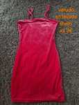Vestido veludo xs novo
